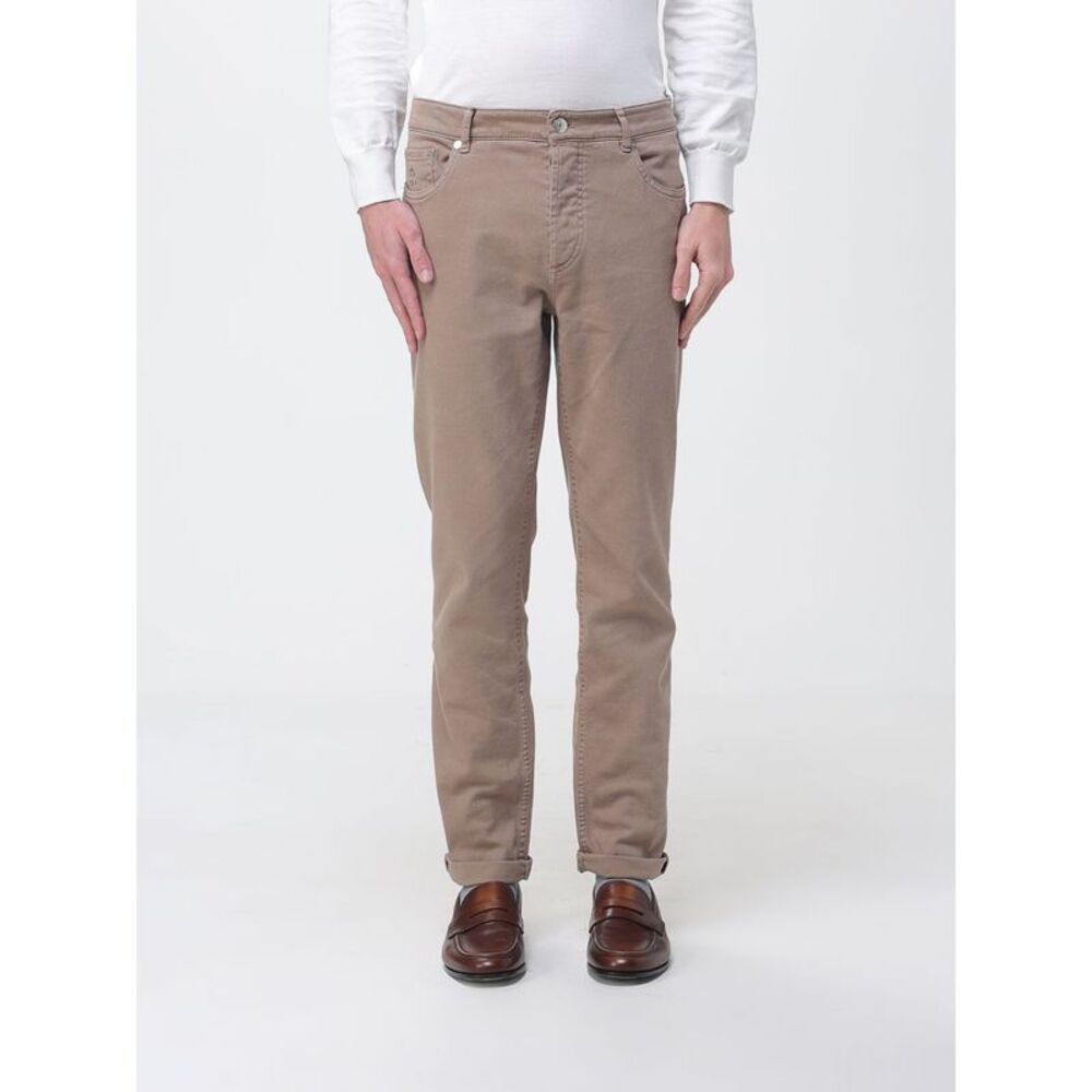 Brunello Cucinelli Jeans Men Beige